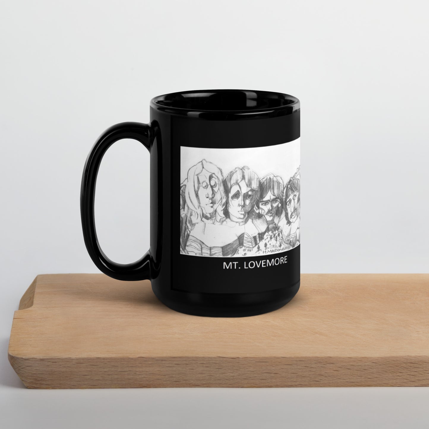 Black Glossy Mug